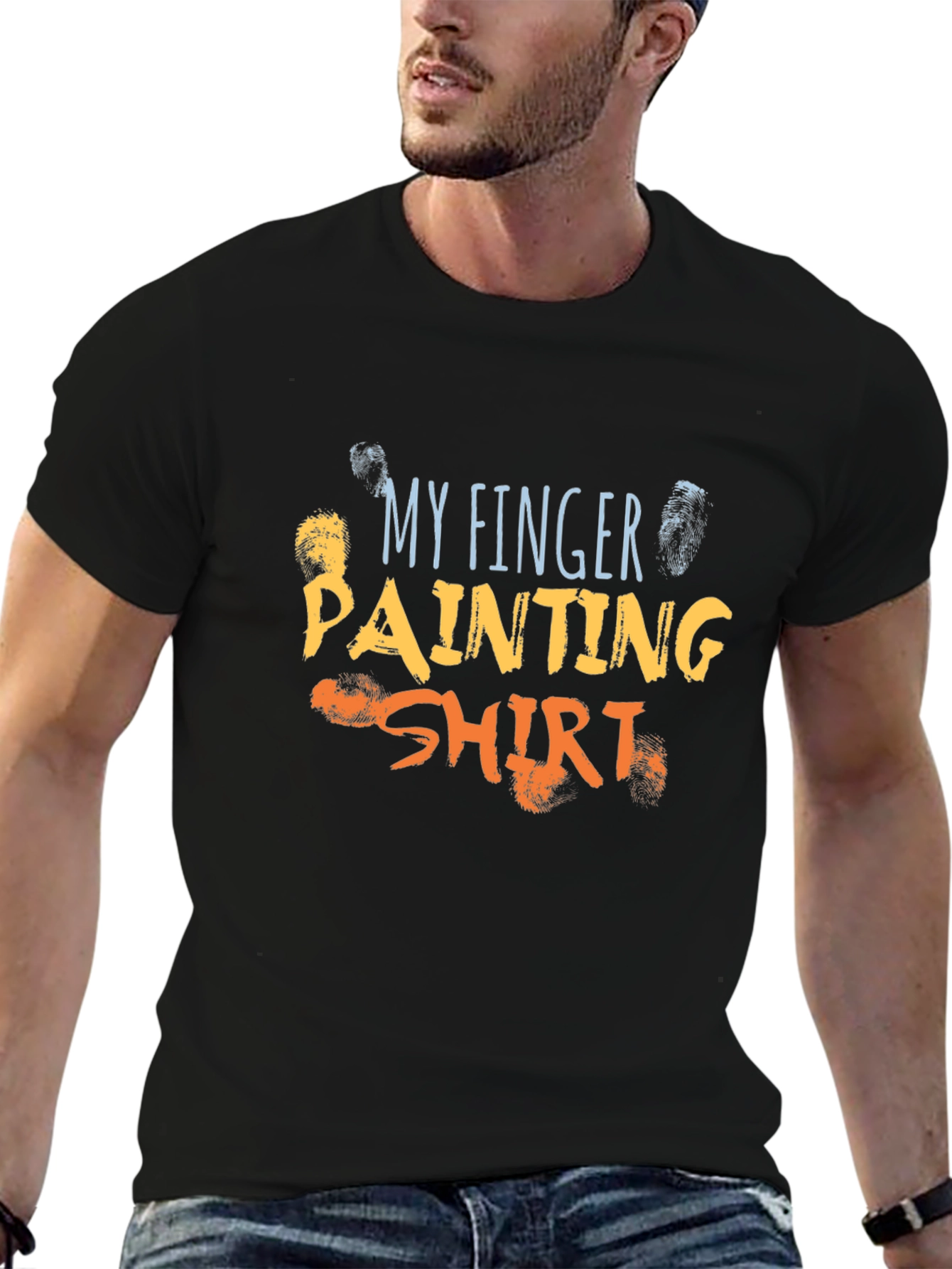 Finger Painting Shirt - Artistic Fun Apparel