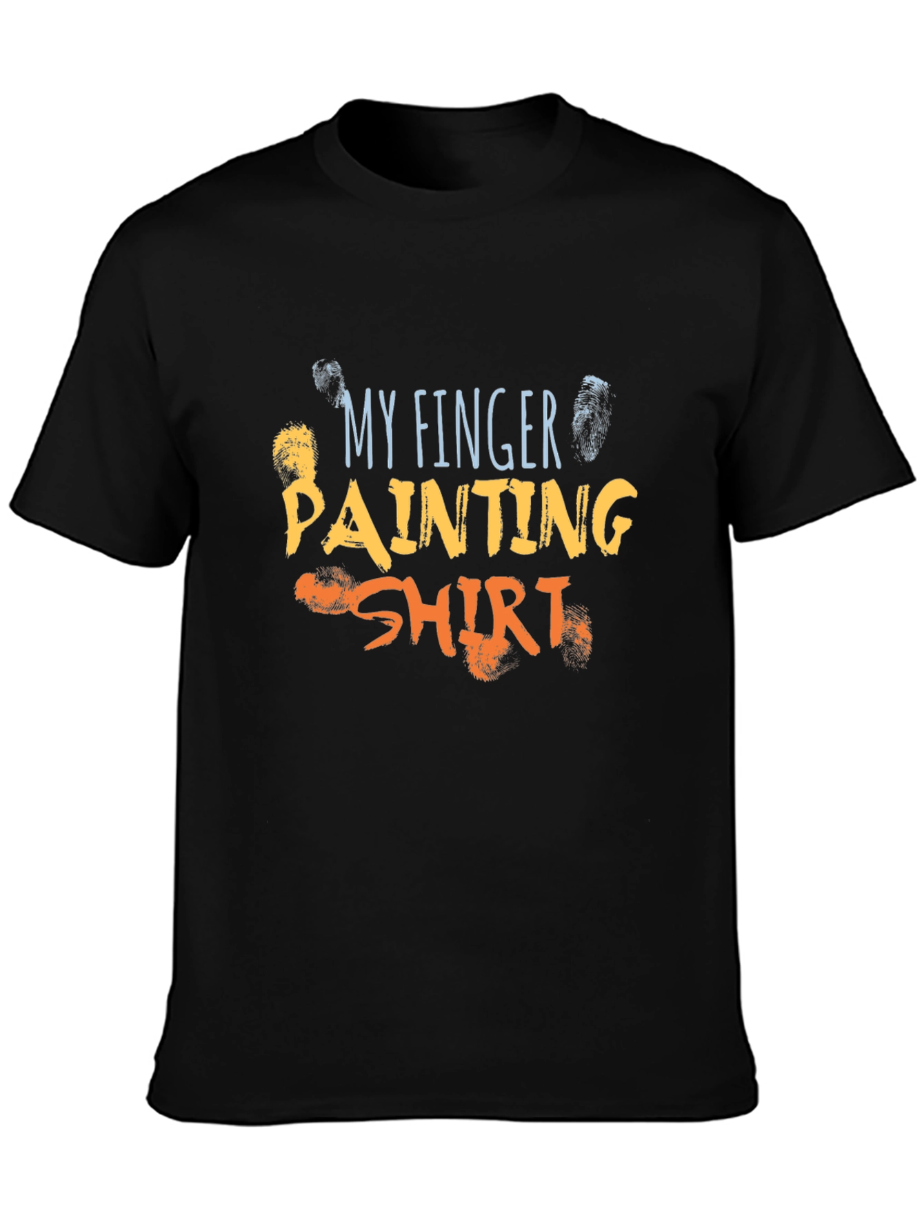 Finger Painting Shirt - Artistic Fun Apparel