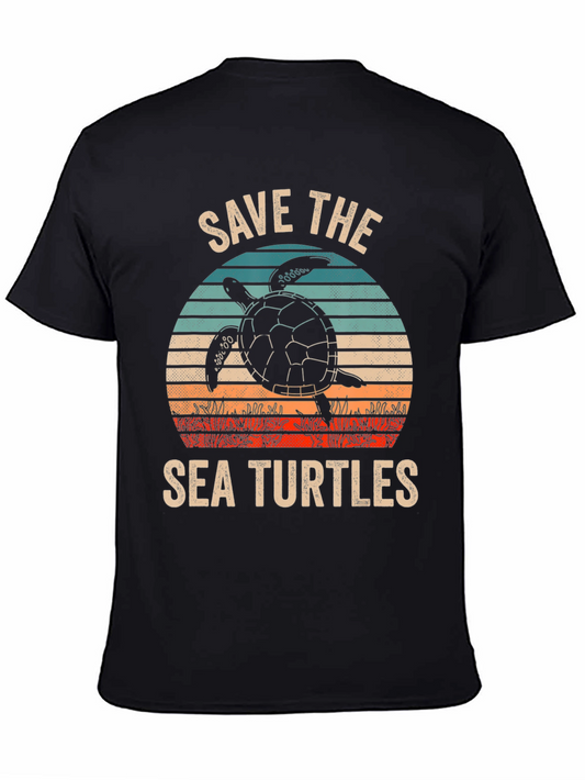 Save The Sea Turtles Graphic T-Shirt