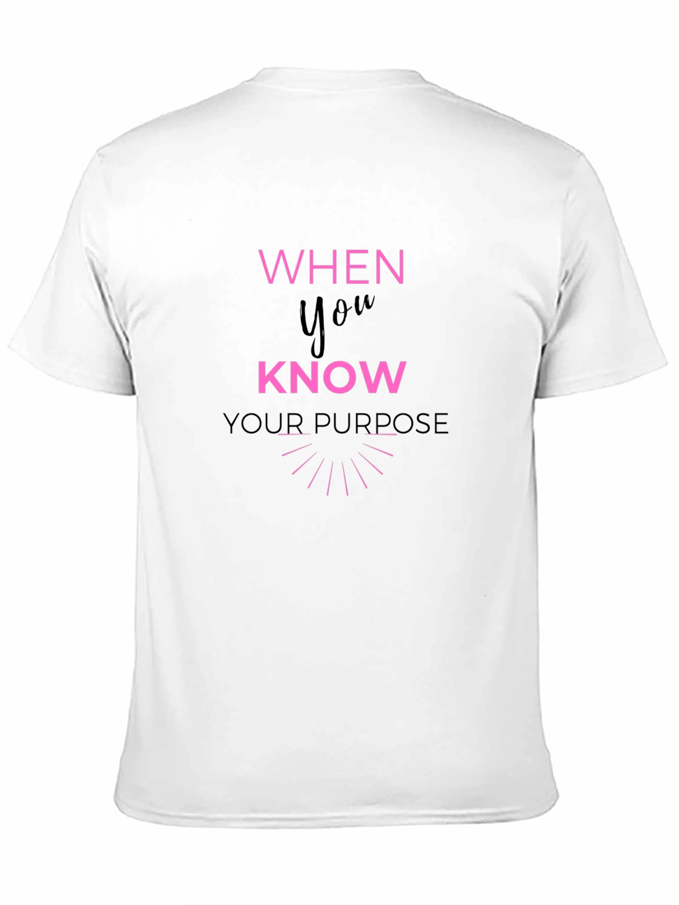 Purpose Driven Black T-Shirt