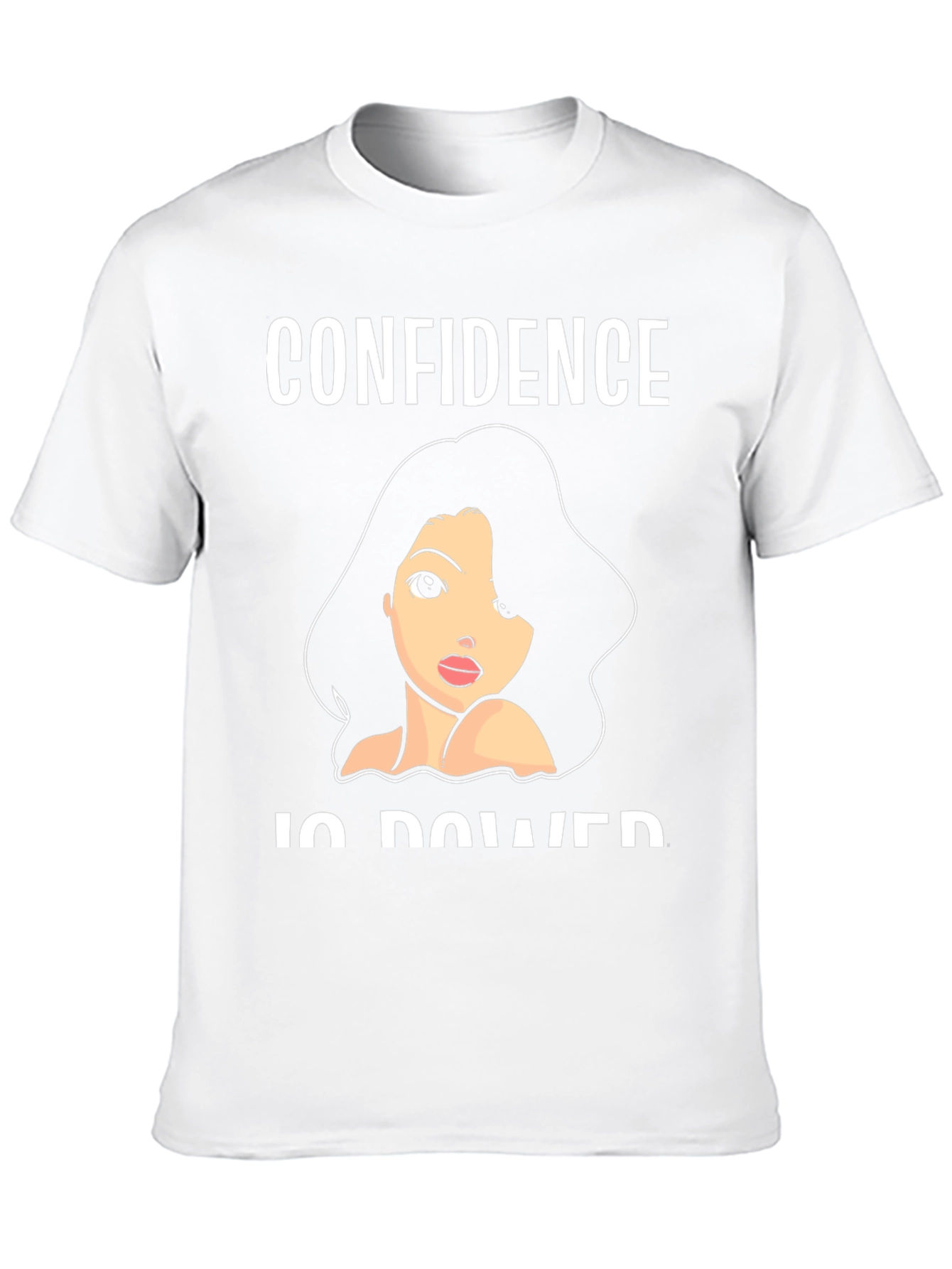Confidence is Power Graphic T-Shirt - Black