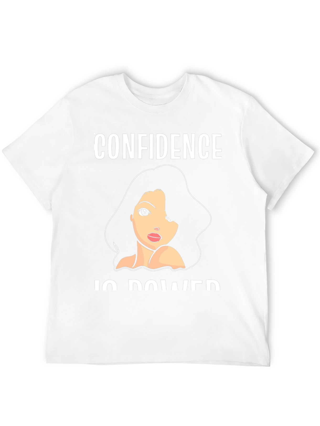 Confidence is Power Graphic T-Shirt - Black