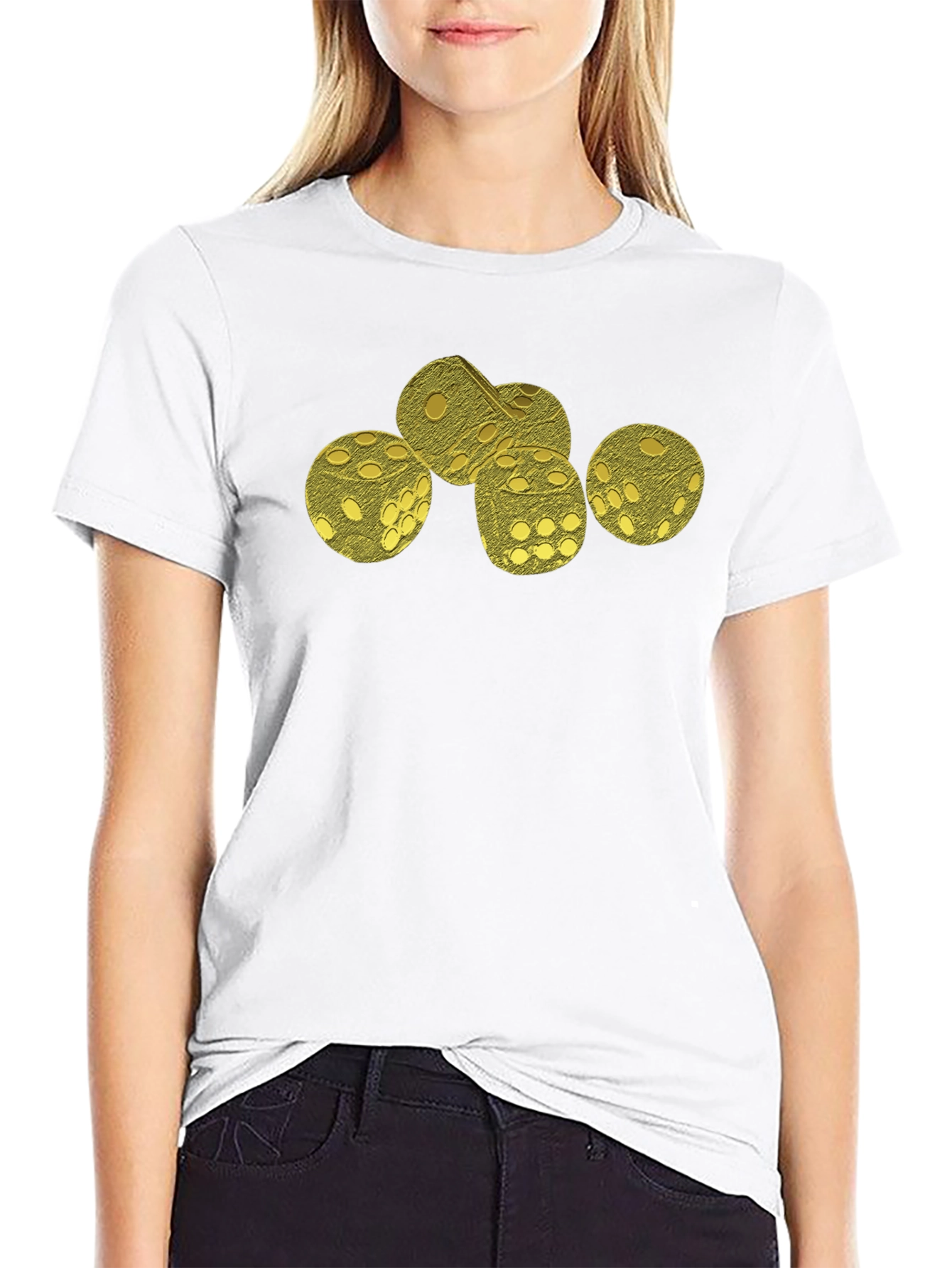 Dice Graphic Black T-Shirt