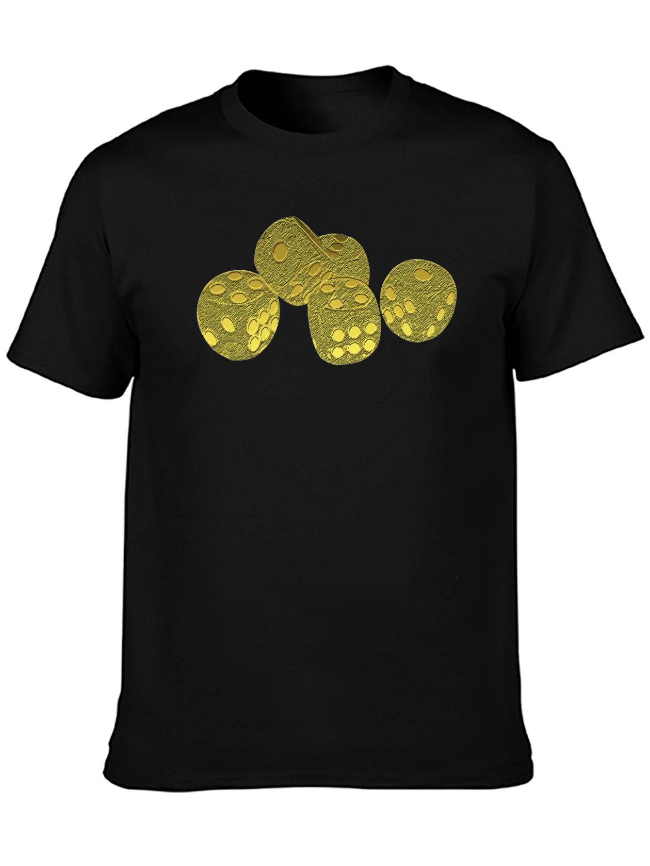 Dice Graphic Black T-Shirt