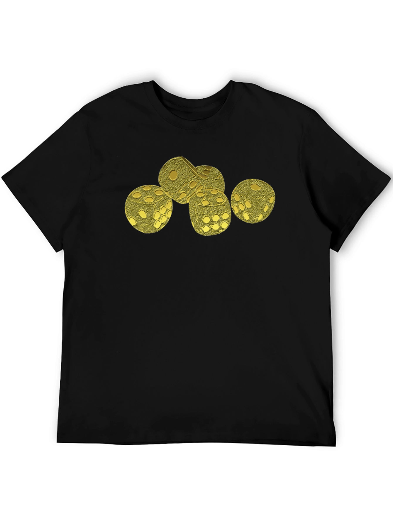 Dice Graphic Black T-Shirt