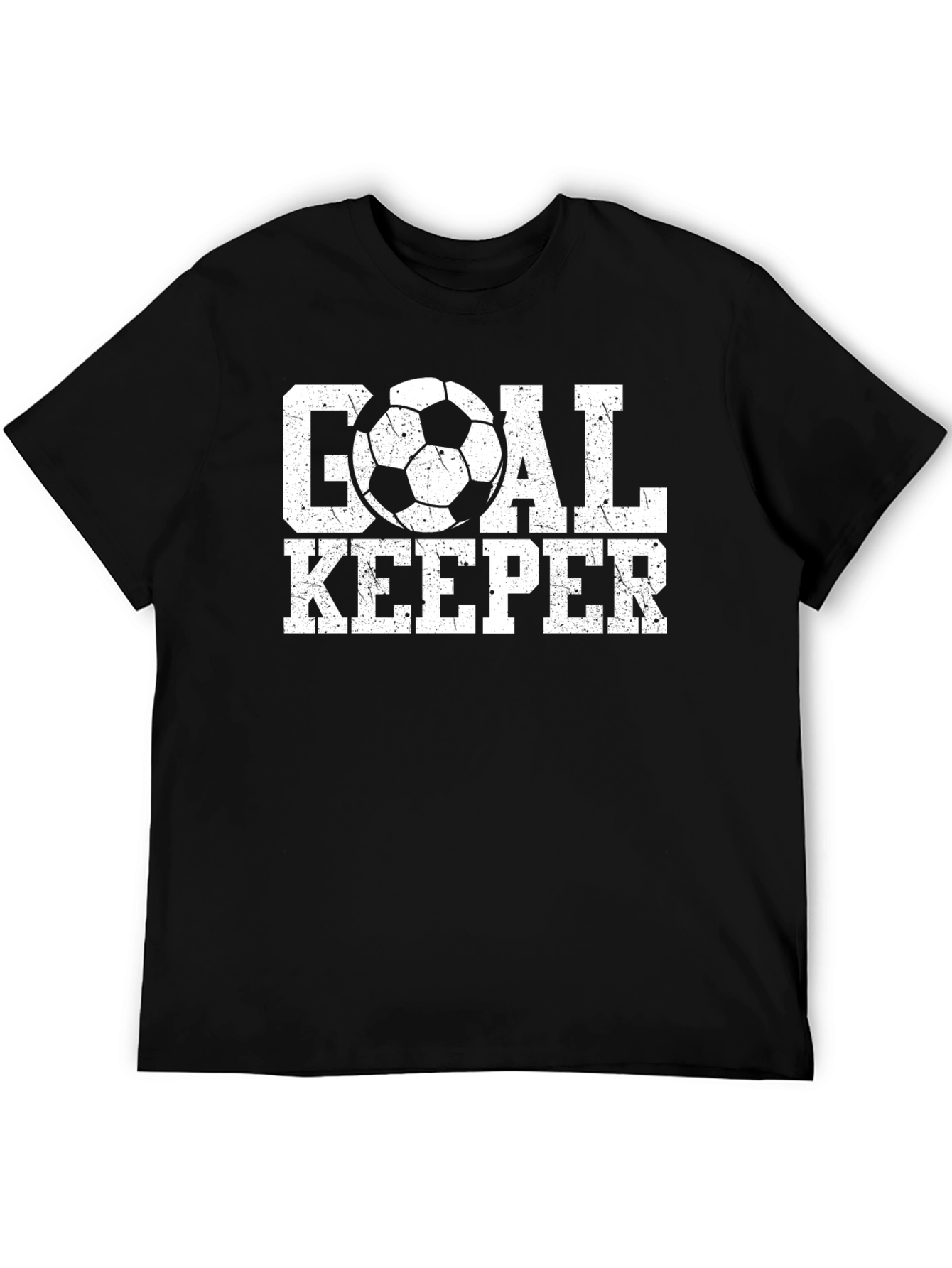 Goal Keeper Soccer T-Shirt - Distressed Graphic Tee