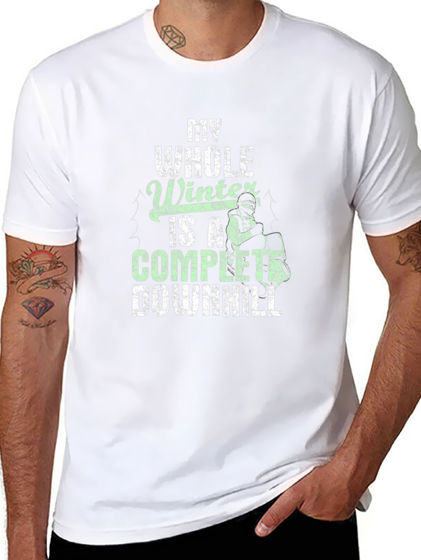 My Whole Winter Is A Complete Downhill T-Shirt