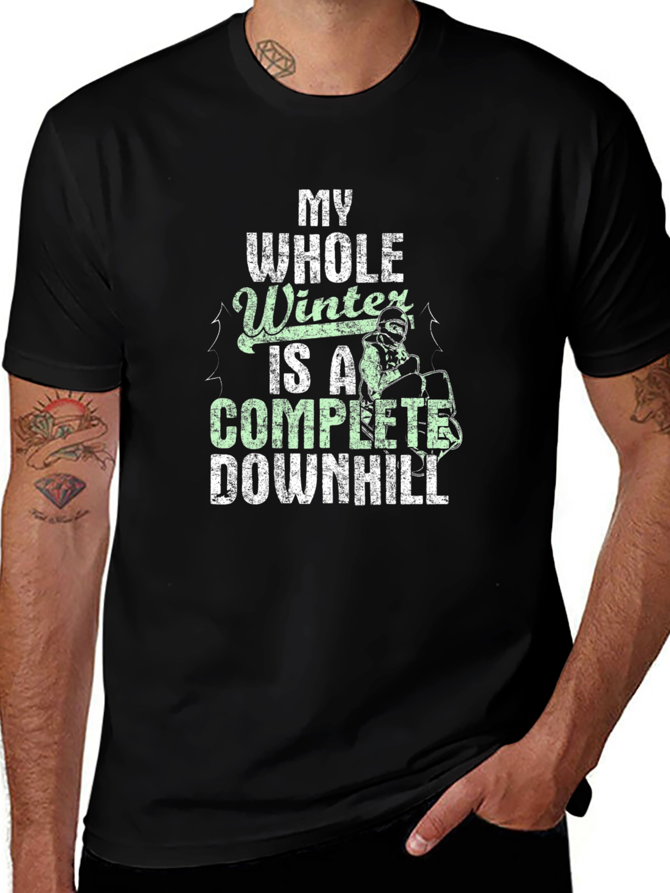 My Whole Winter Is A Complete Downhill T-Shirt