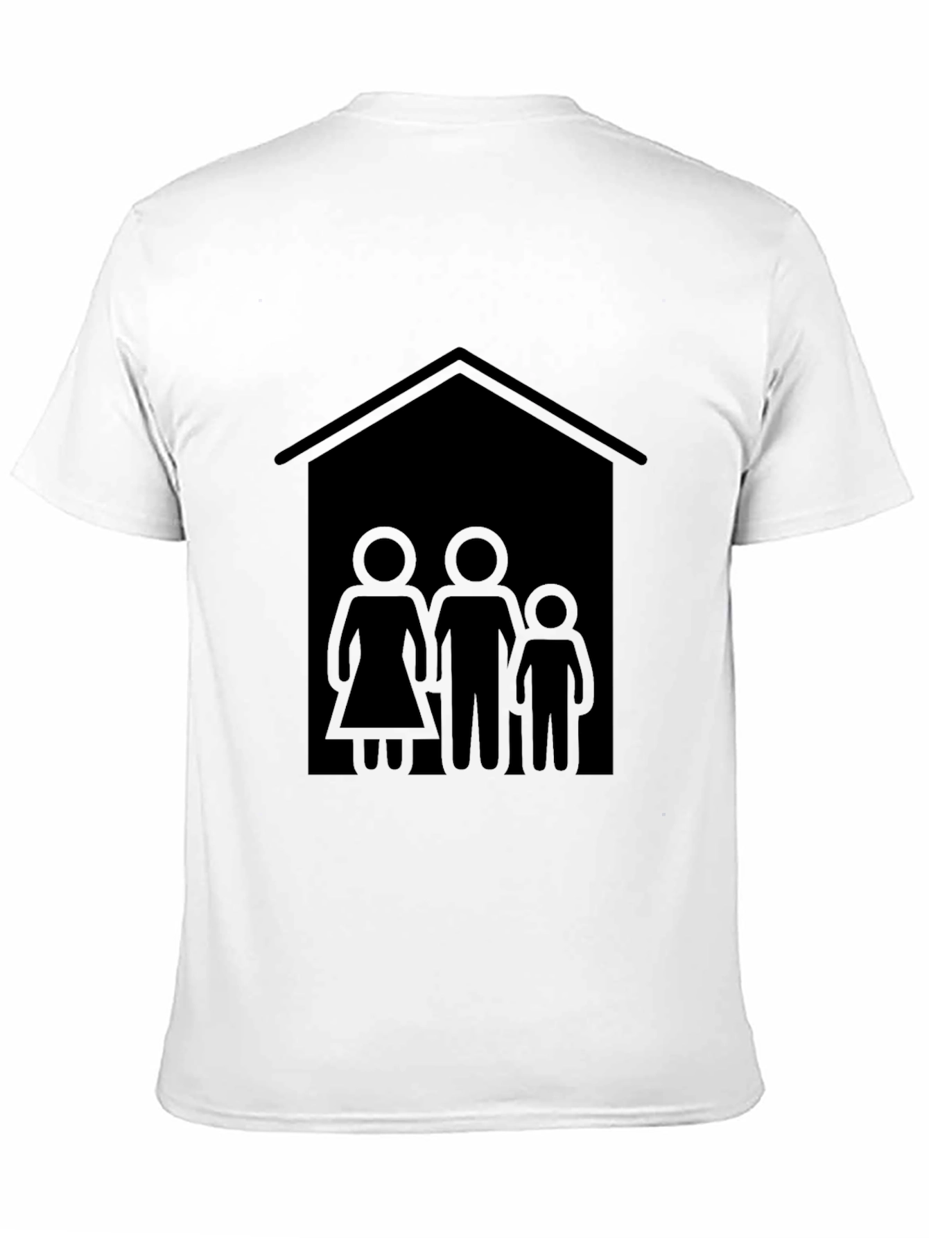 Family House T-Shirt - Black Tee