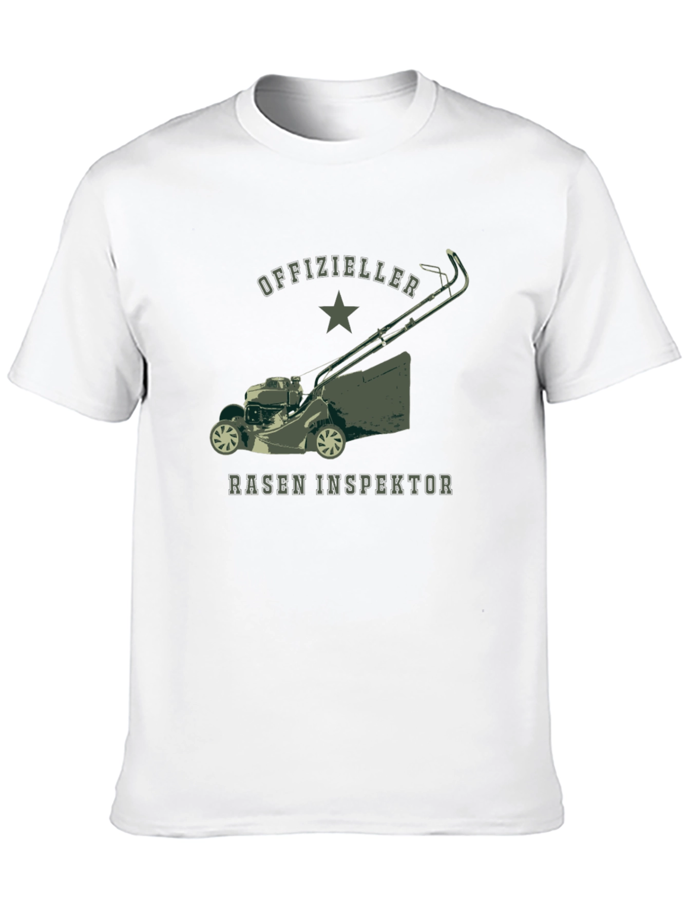 Officially Lawn Inspector Tee - Black T-Shirt