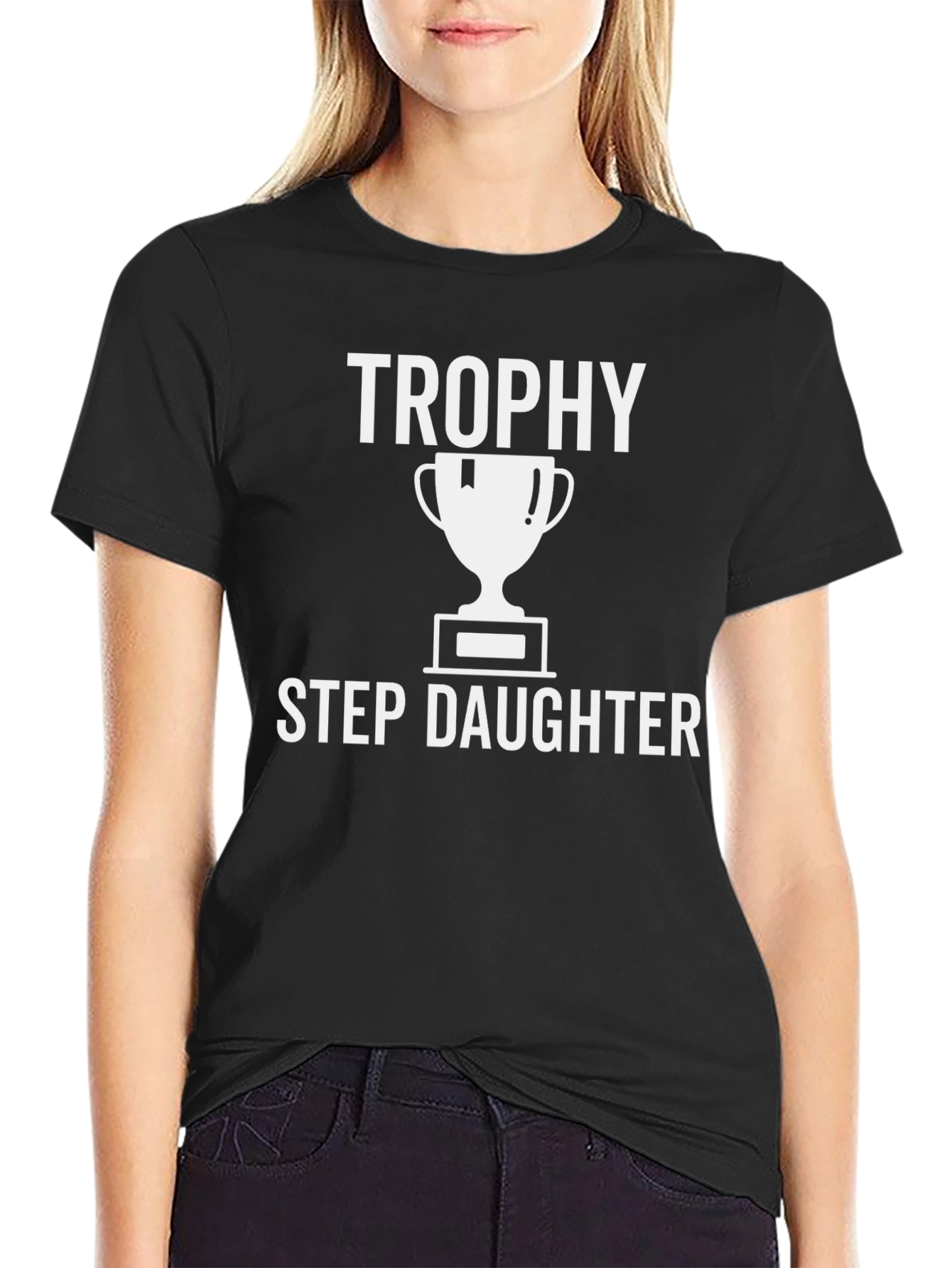 Trophy Step Daughter Black Graphic Tee