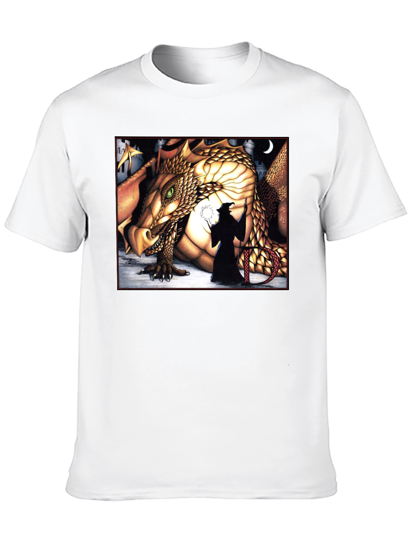 Dragon & Wizard Graphic Tee