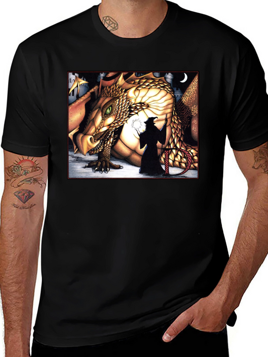 Dragon & Wizard Graphic Tee