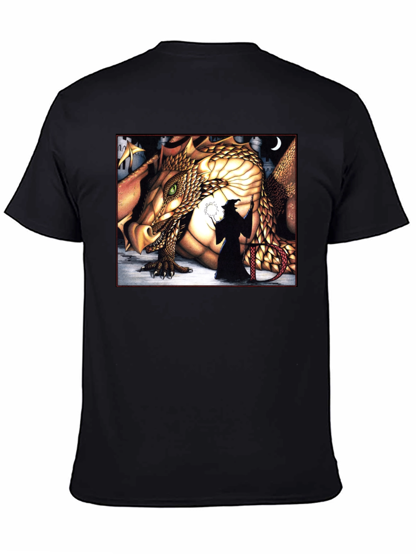 Dragon & Wizard Graphic Tee