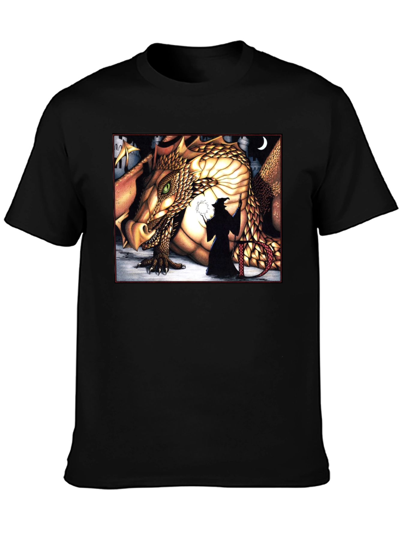 Dragon & Wizard Graphic Tee