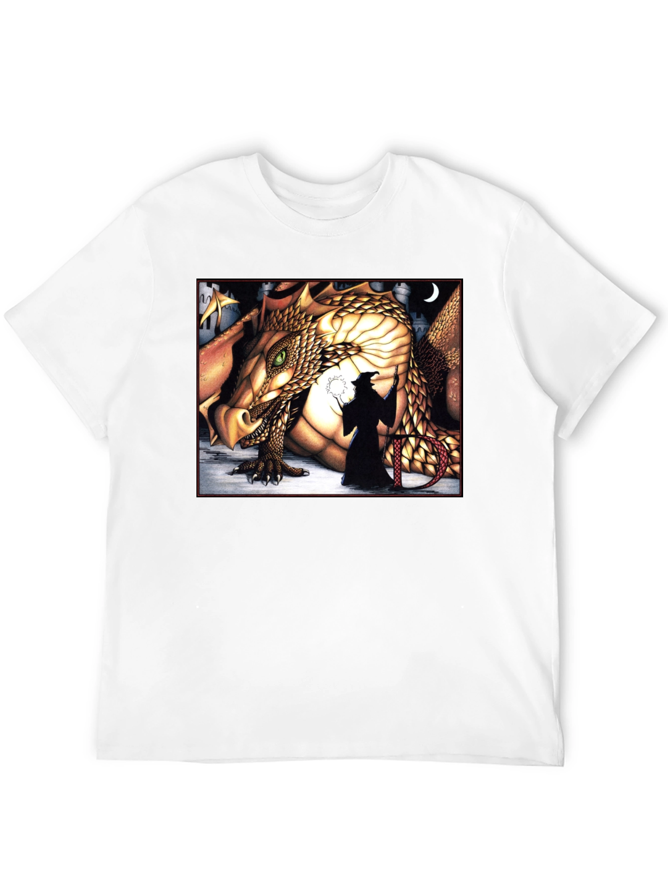 Dragon & Wizard Graphic Tee