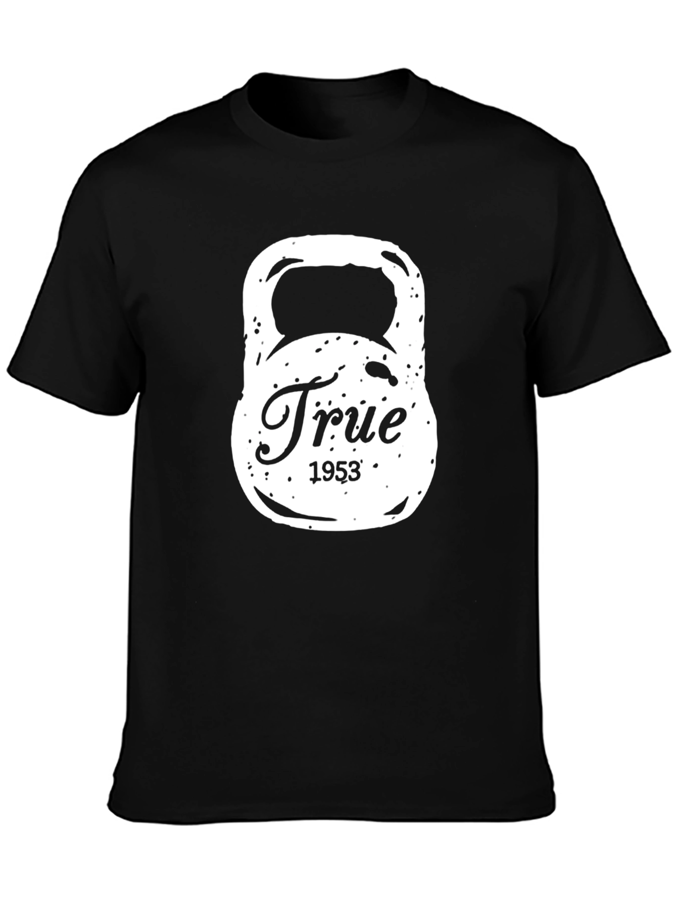 True 1953 Kettlebell Black T-Shirt