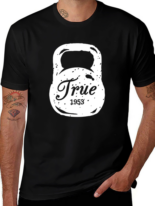 True 1953 Kettlebell Black T-Shirt