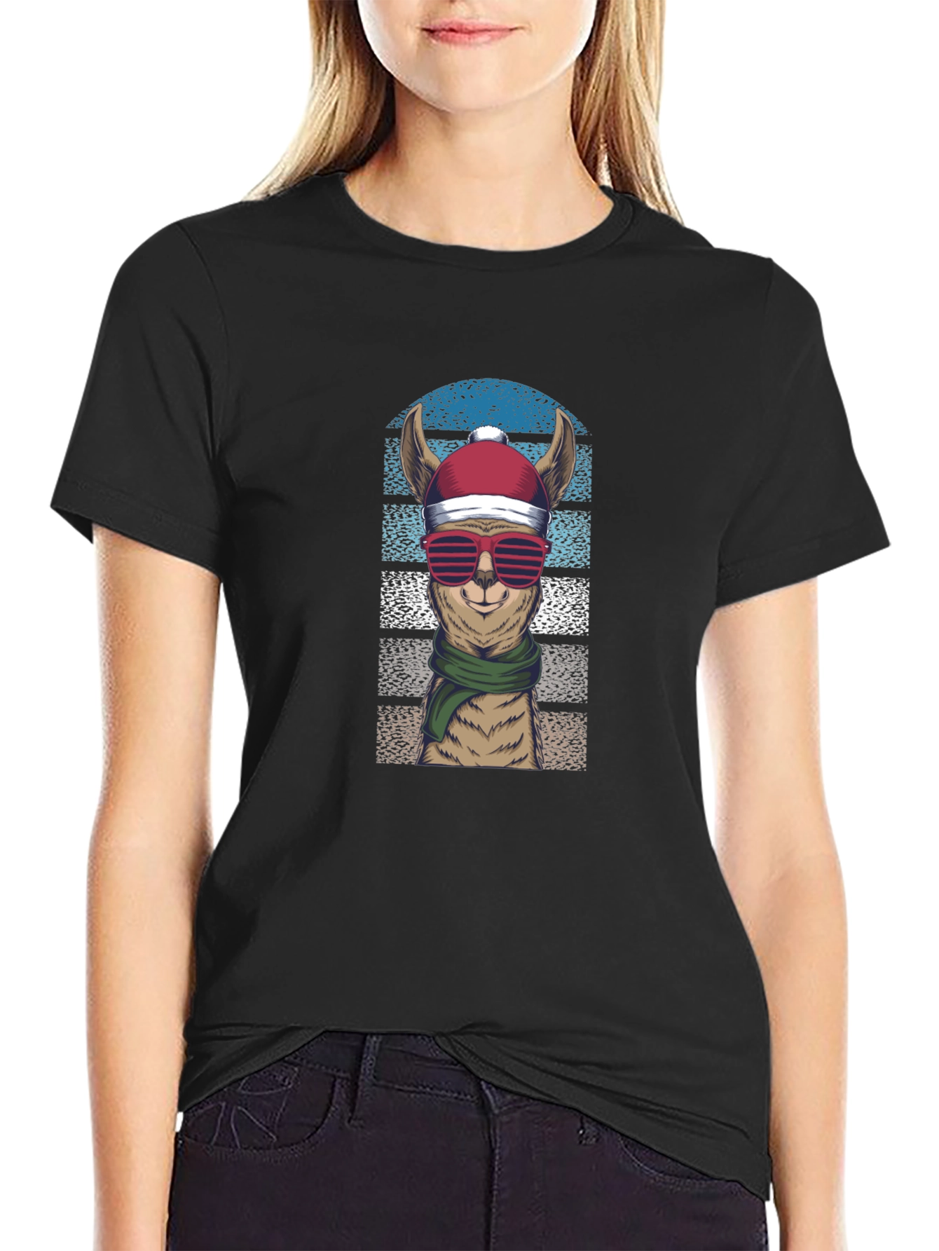 Llama Christmas T-Shirt: Festive Holiday Apparel