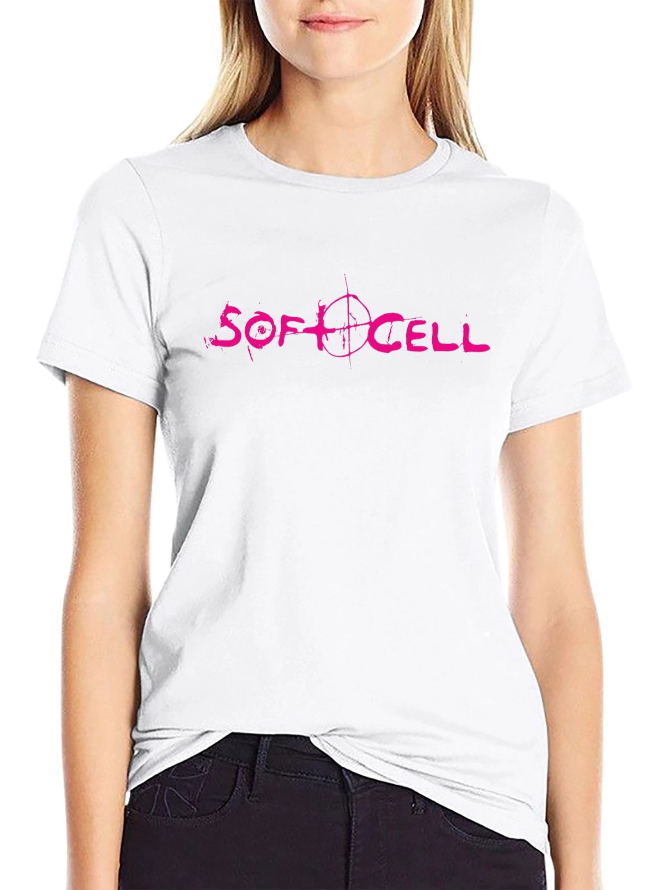 Soft Cell Graphic T-Shirt - Black