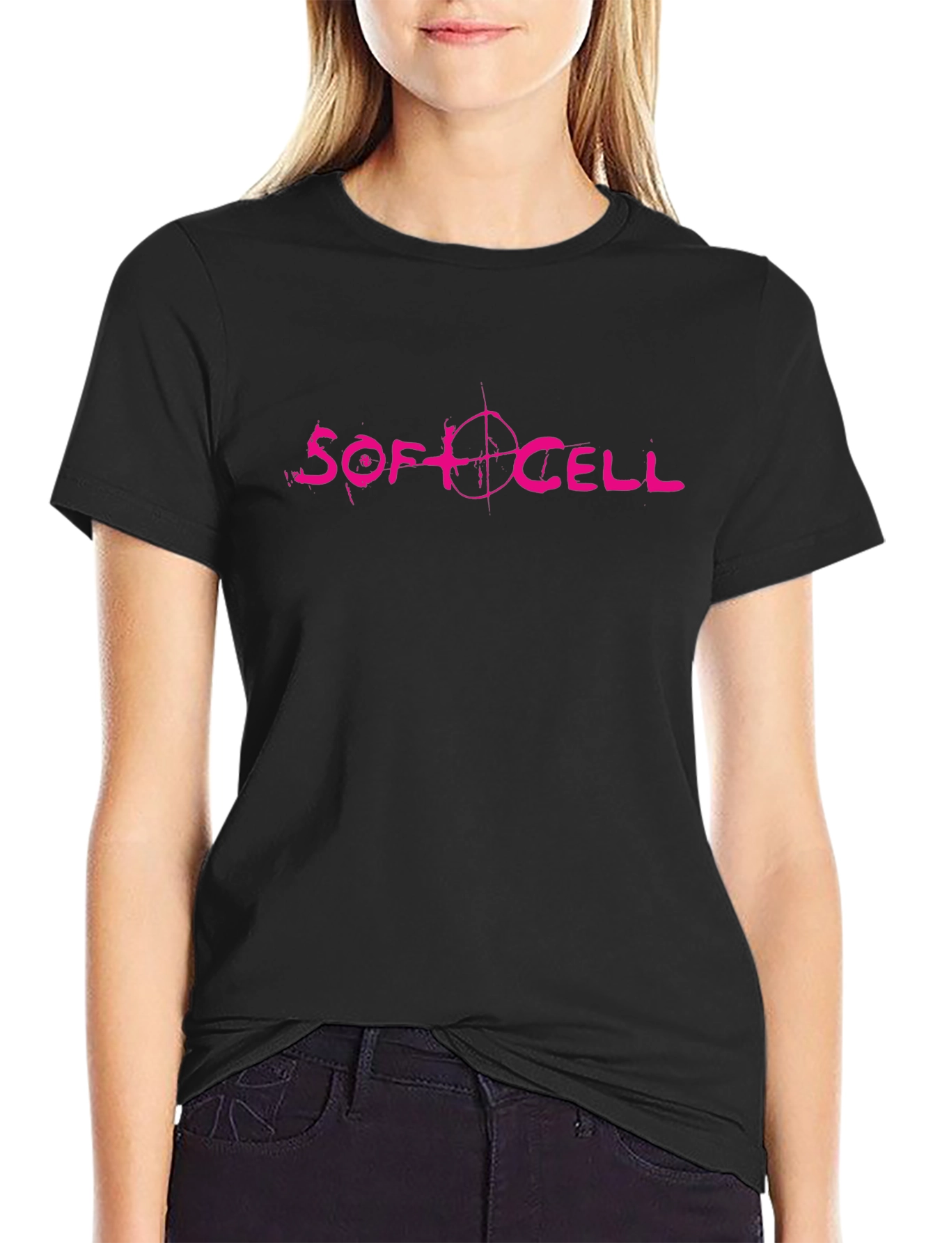 Soft Cell Graphic T-Shirt - Black