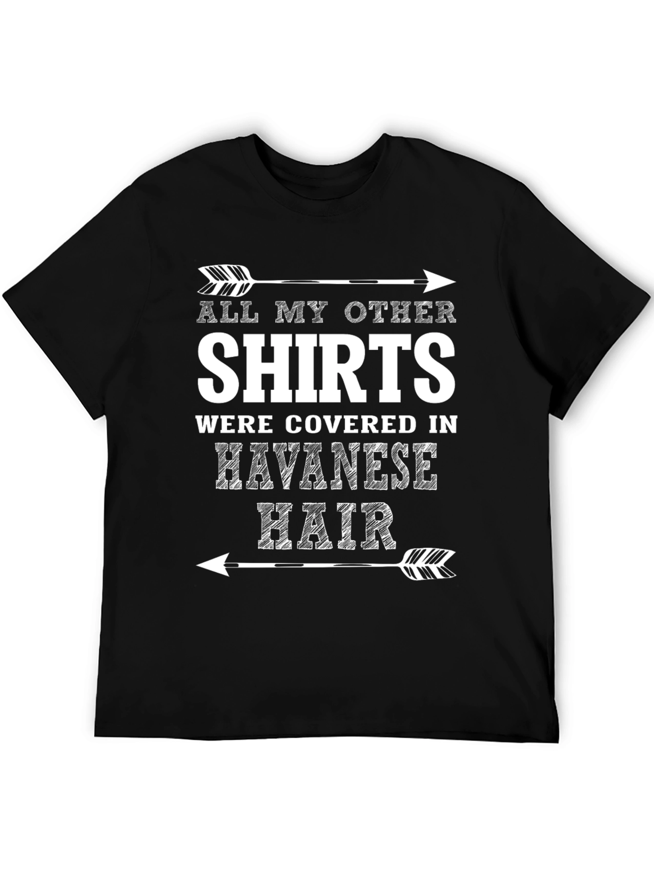 Havanese Hair T-Shirt - Novelty Dog Lover Tee