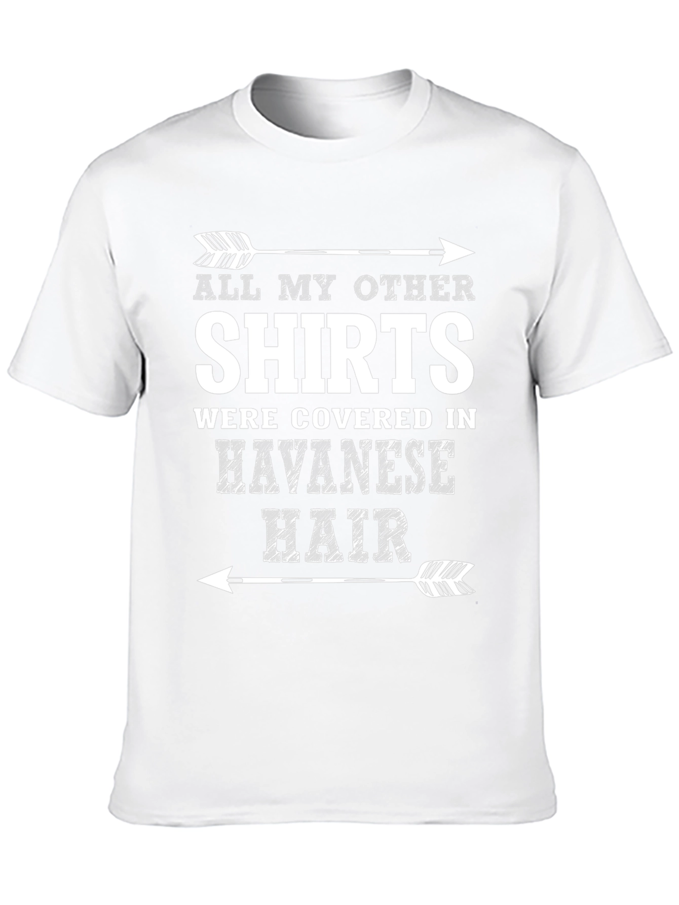 Havanese Hair T-Shirt - Novelty Dog Lover Tee