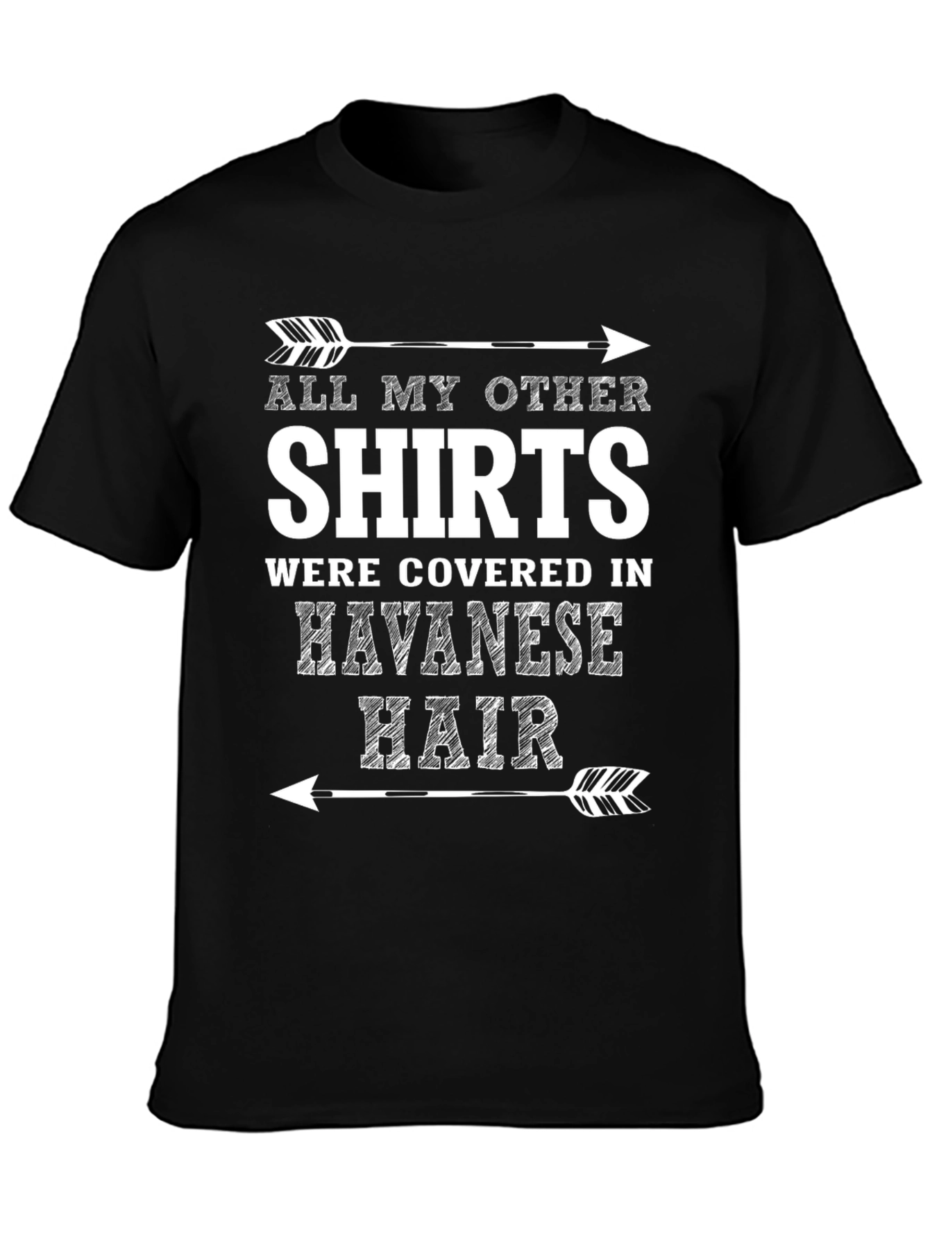 Havanese Hair T-Shirt - Novelty Dog Lover Tee