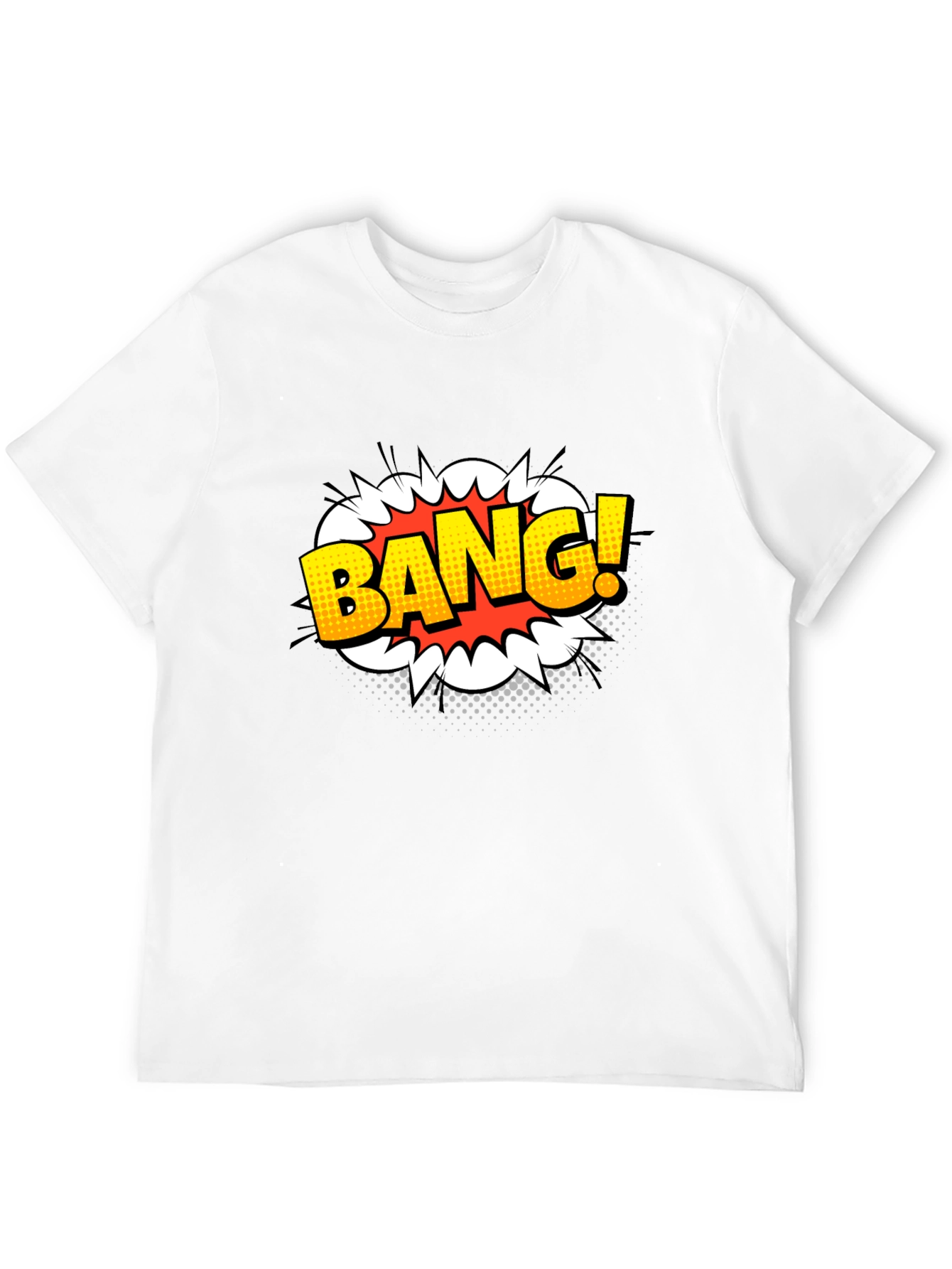 Bang! Graphic Print Black T-Shirt