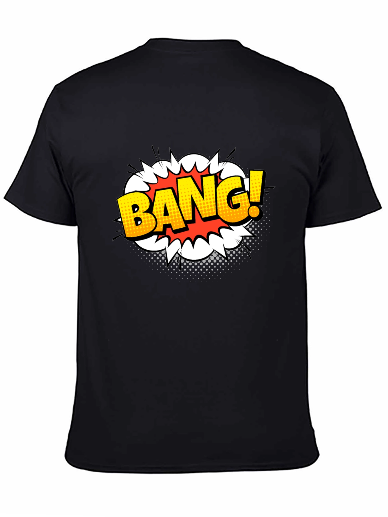 Bang! Graphic Print Black T-Shirt