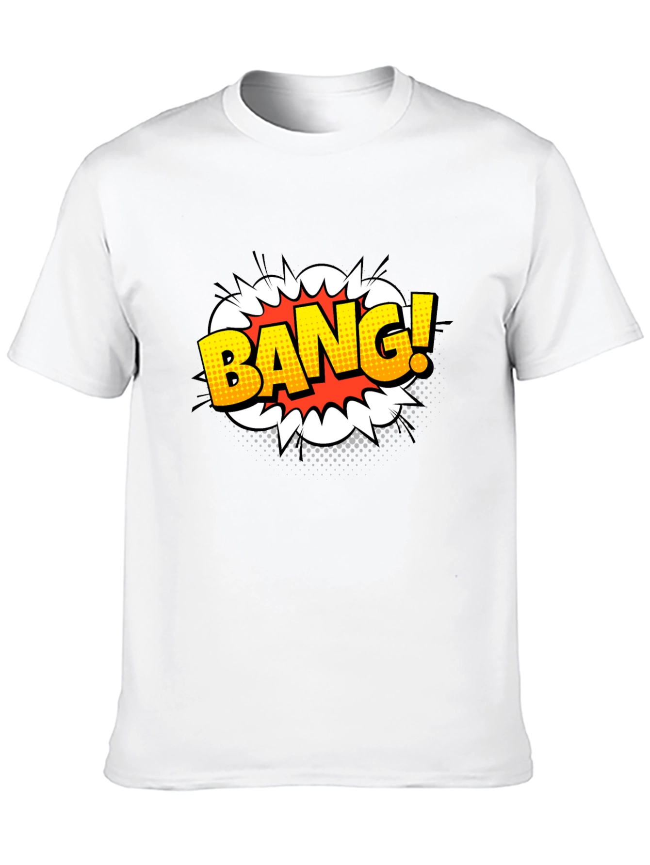 Bang! Graphic Print Black T-Shirt