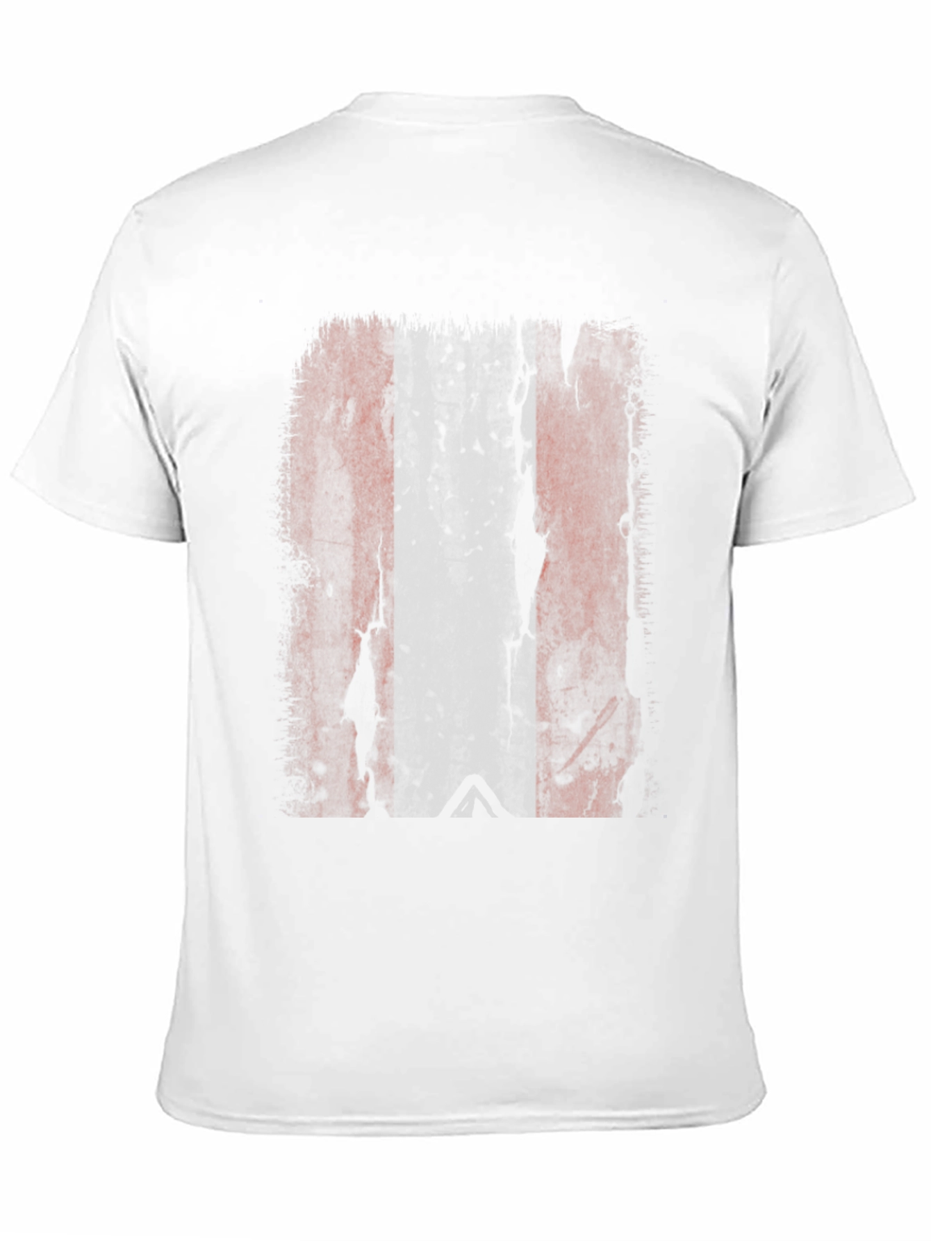 Distressed Flag Graphic Tee - Black
