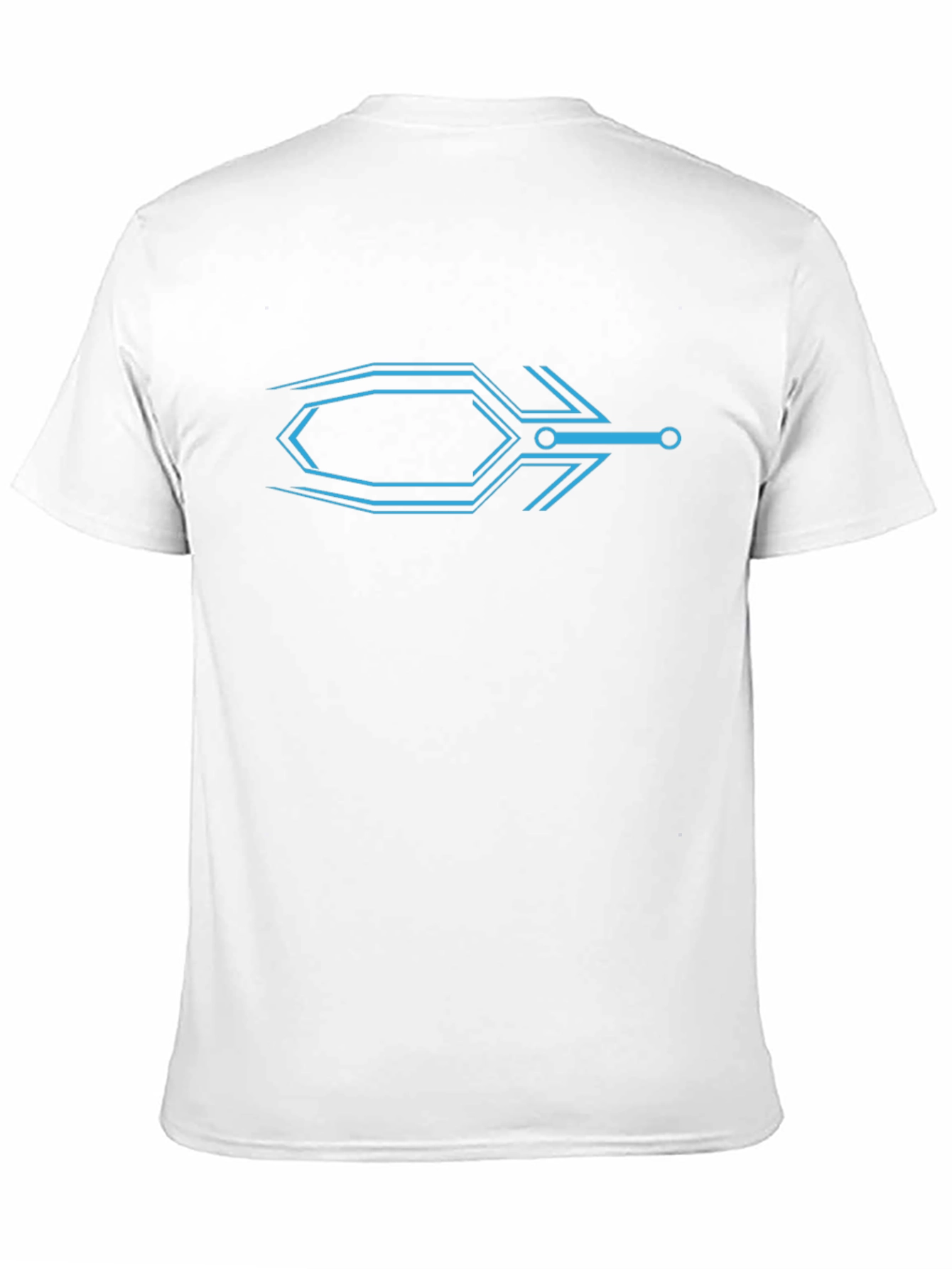 Futuristic Arrow Graphic Black T-Shirt