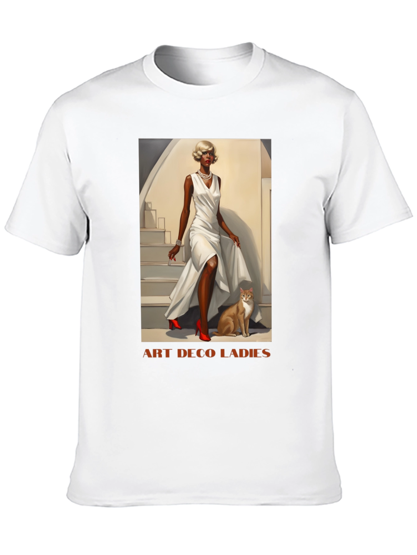 Art Deco Ladies Graphic T-Shirt