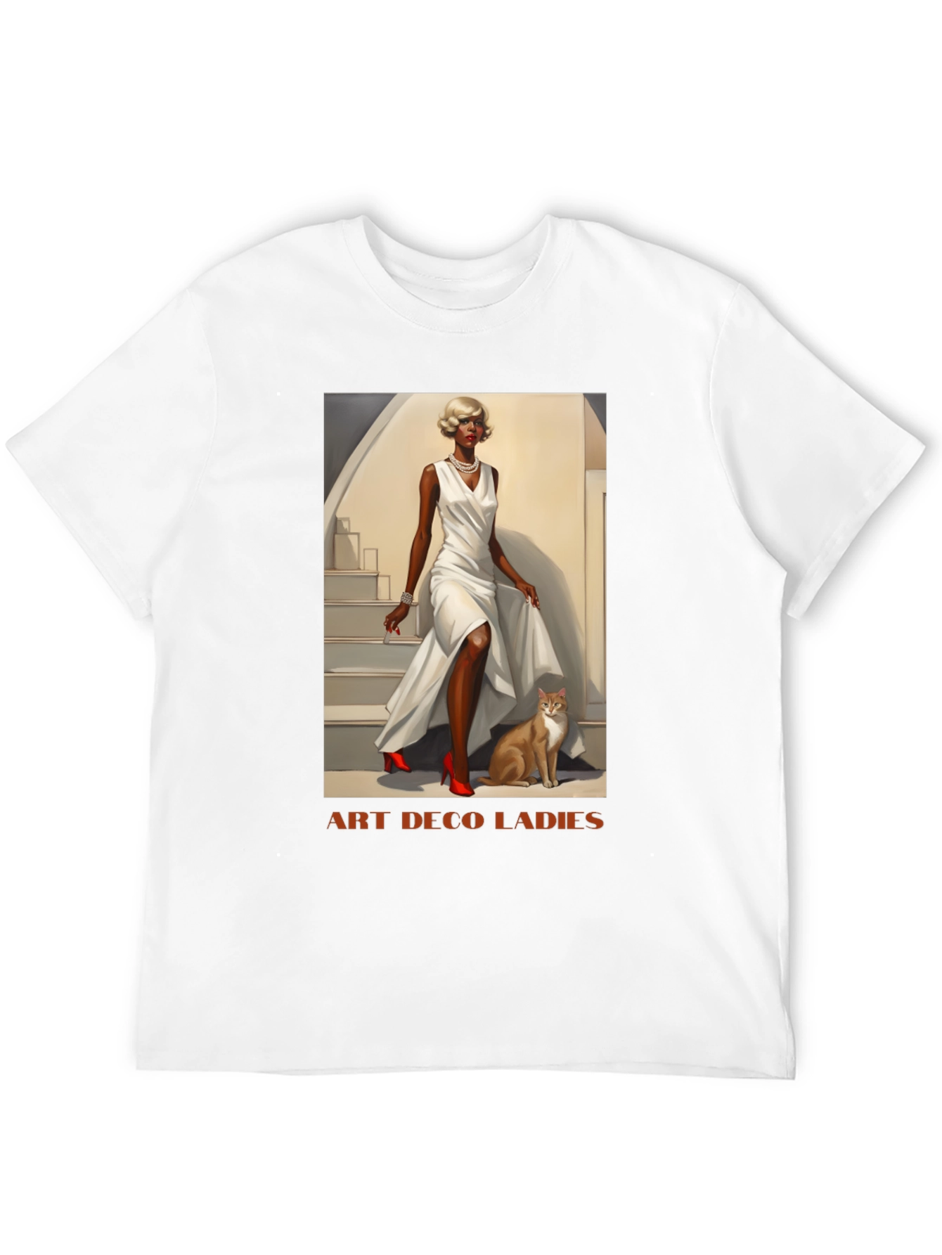 Art Deco Ladies Graphic T-Shirt