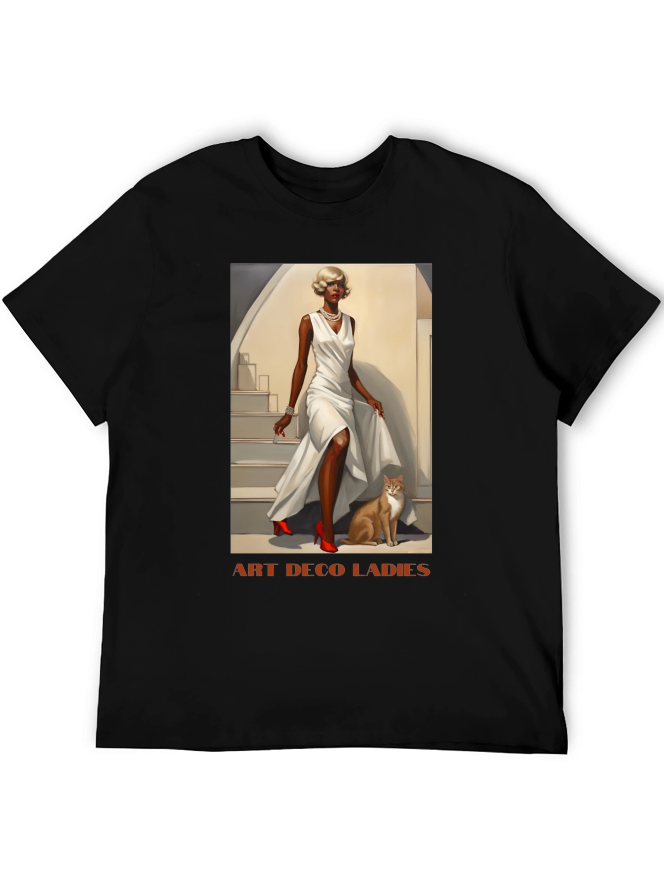 Art Deco Ladies Graphic T-Shirt