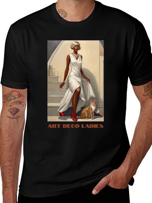 Art Deco Ladies Graphic T-Shirt