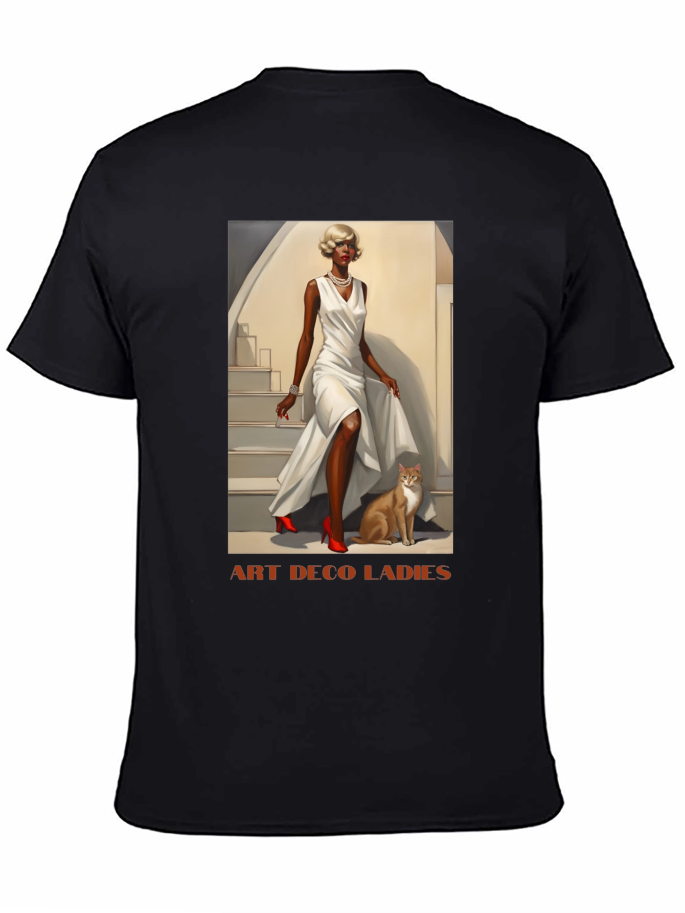 Art Deco Ladies Graphic T-Shirt
