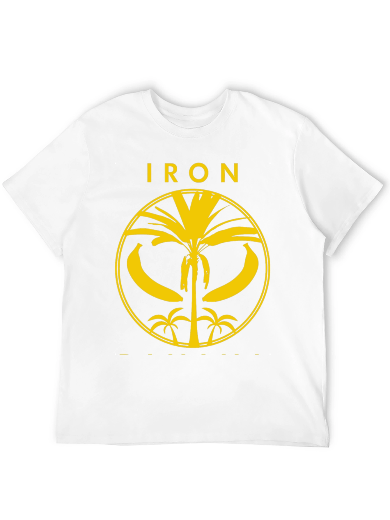 Iron Banana T-Shirt - Yellow Graphic Print