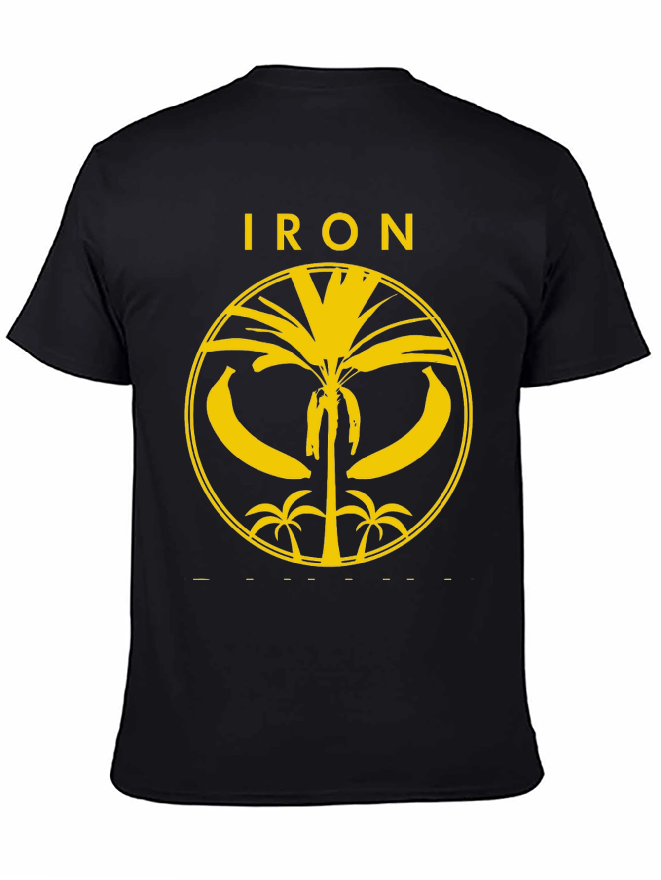 Iron Banana T-Shirt - Yellow Graphic Print