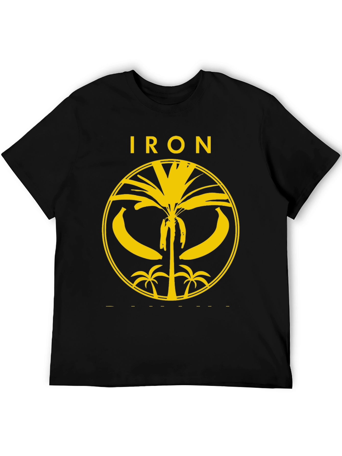 Iron Banana T-Shirt - Yellow Graphic Print