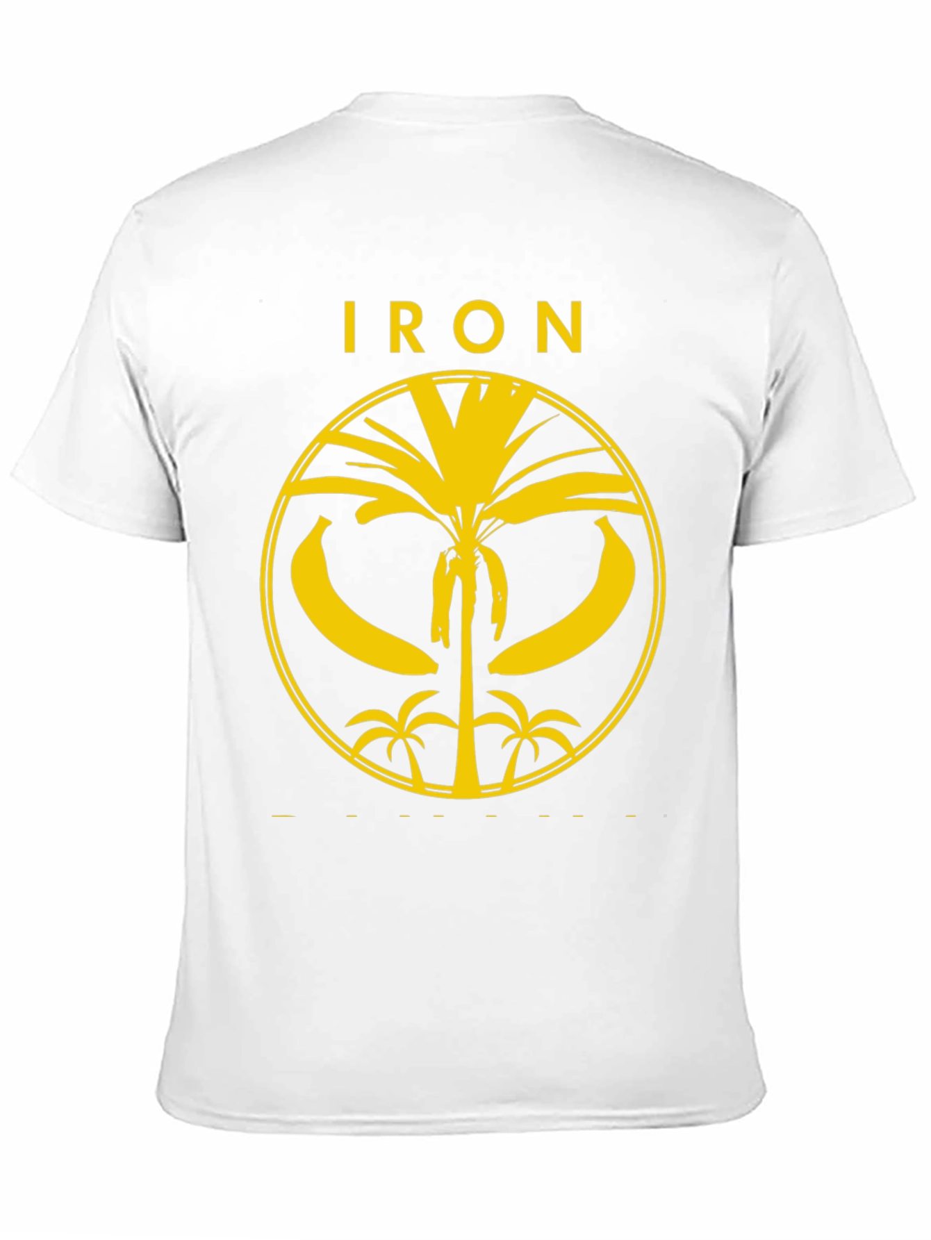 Iron Banana T-Shirt - Yellow Graphic Print
