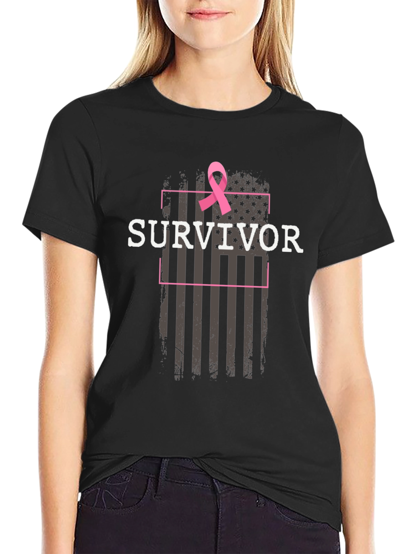 Survivor Breast Cancer Awareness T-Shirt