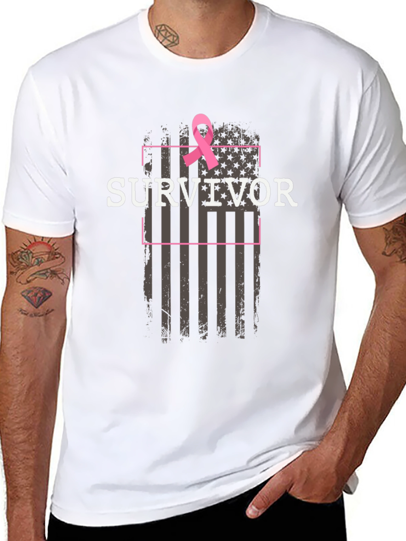 Survivor Breast Cancer Awareness T-Shirt