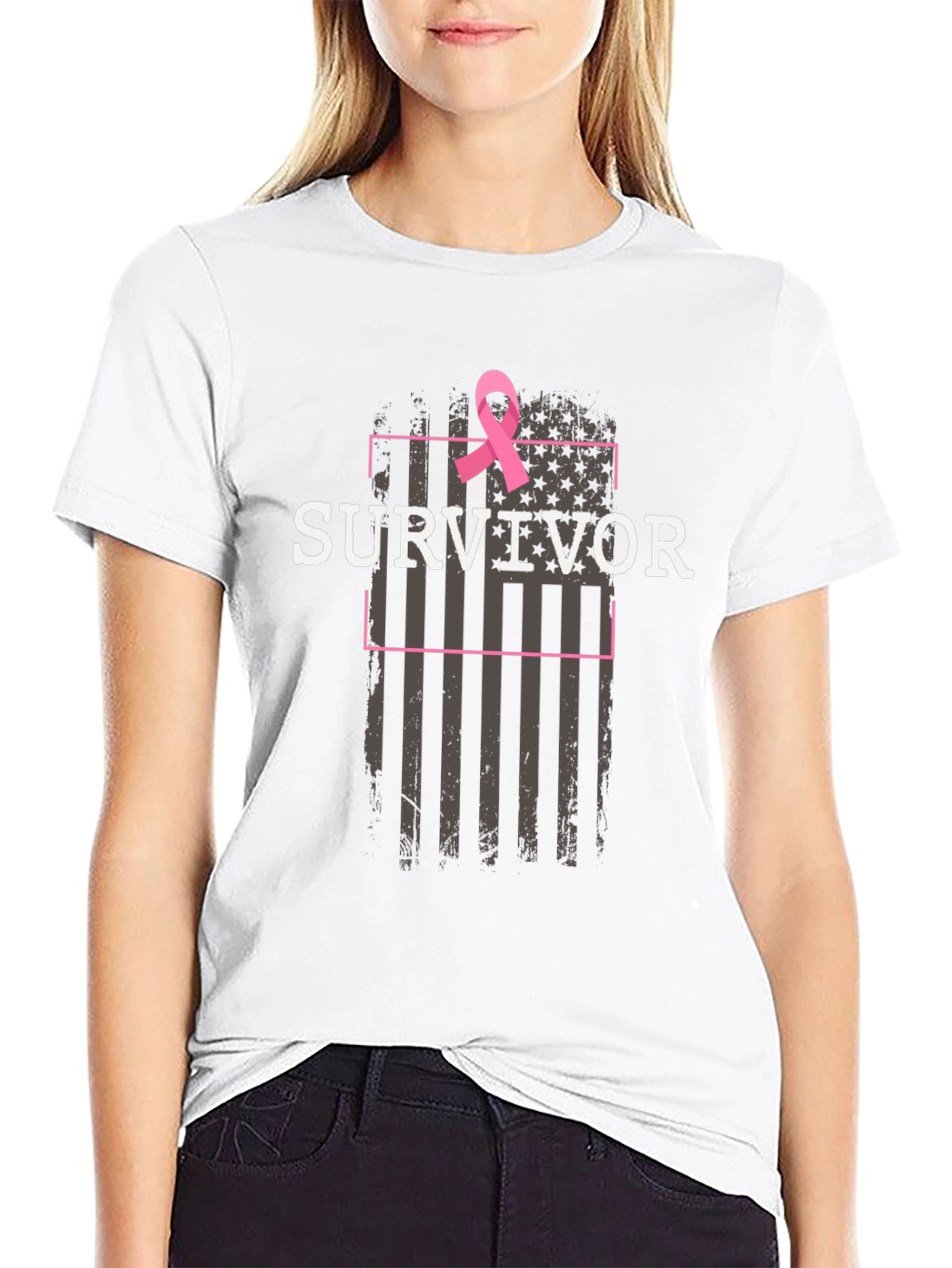 Survivor Breast Cancer Awareness T-Shirt