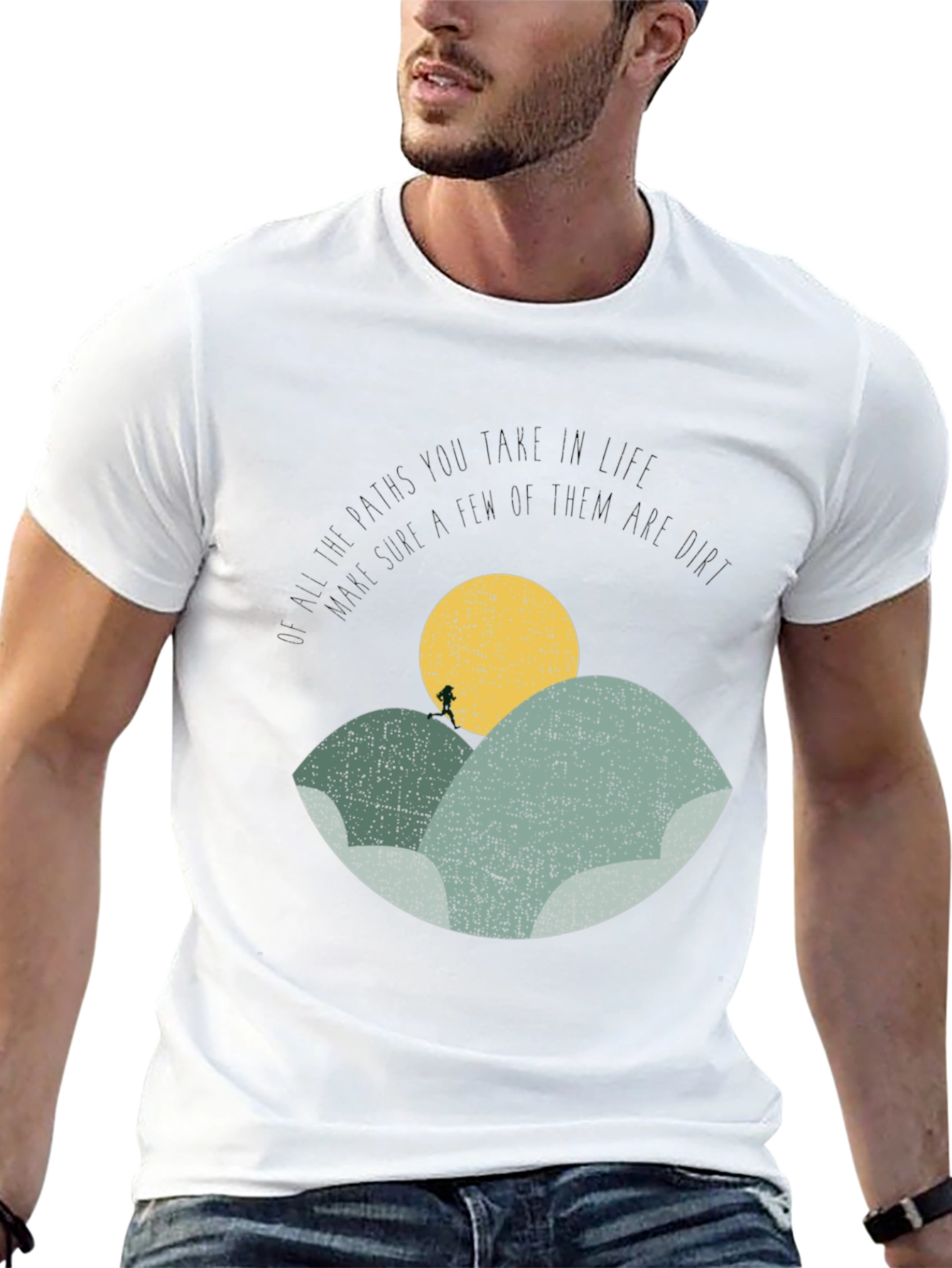 Motivational Hiker T-Shirt - Nature Inspired Design