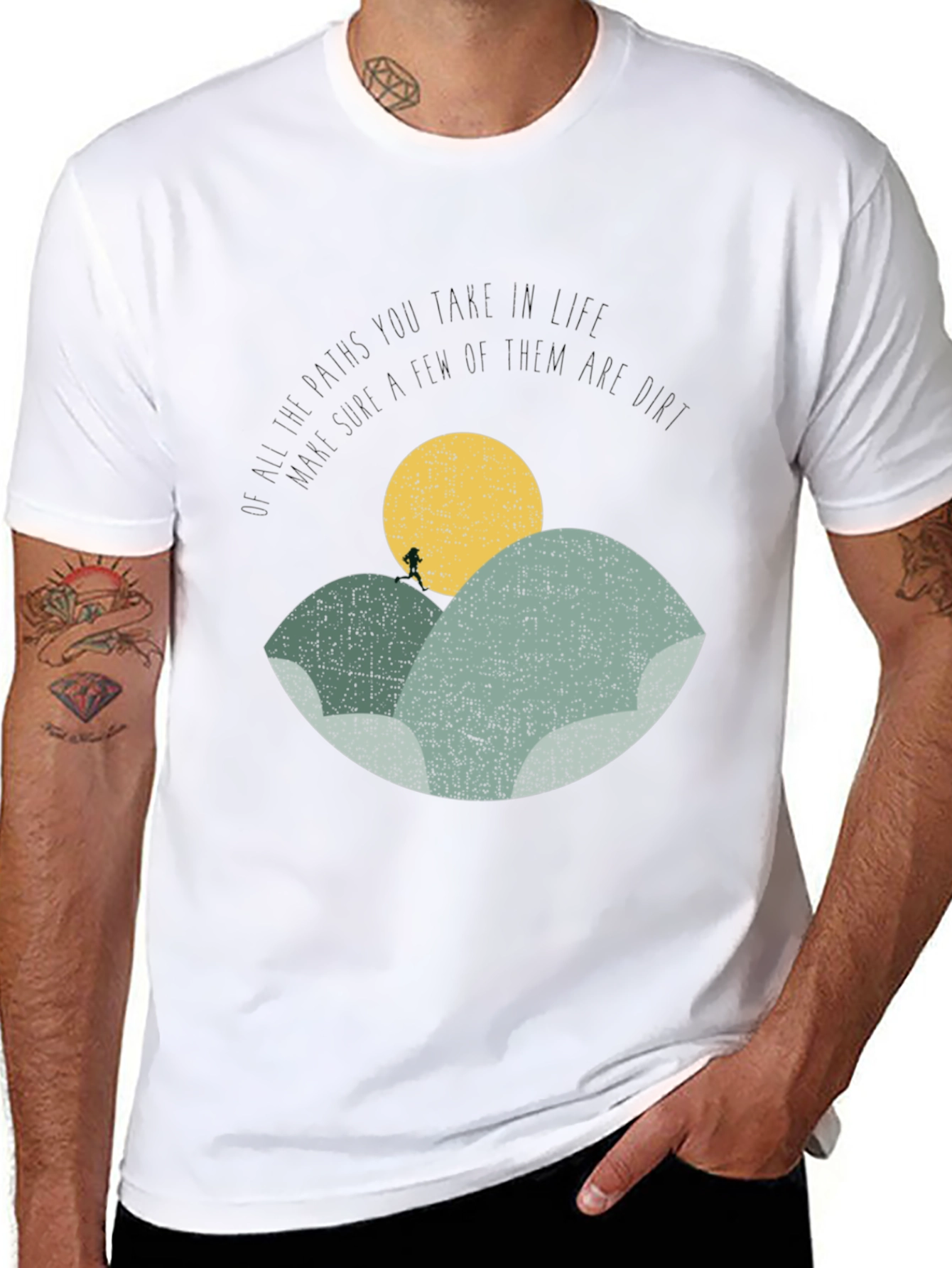 Motivational Hiker T-Shirt - Nature Inspired Design