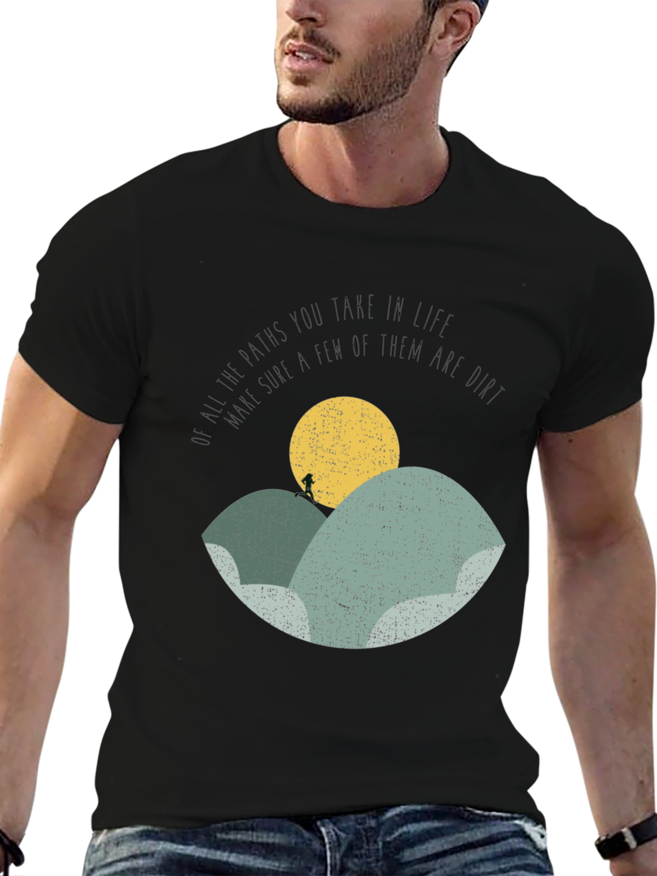 Motivational Hiker T-Shirt - Nature Inspired Design