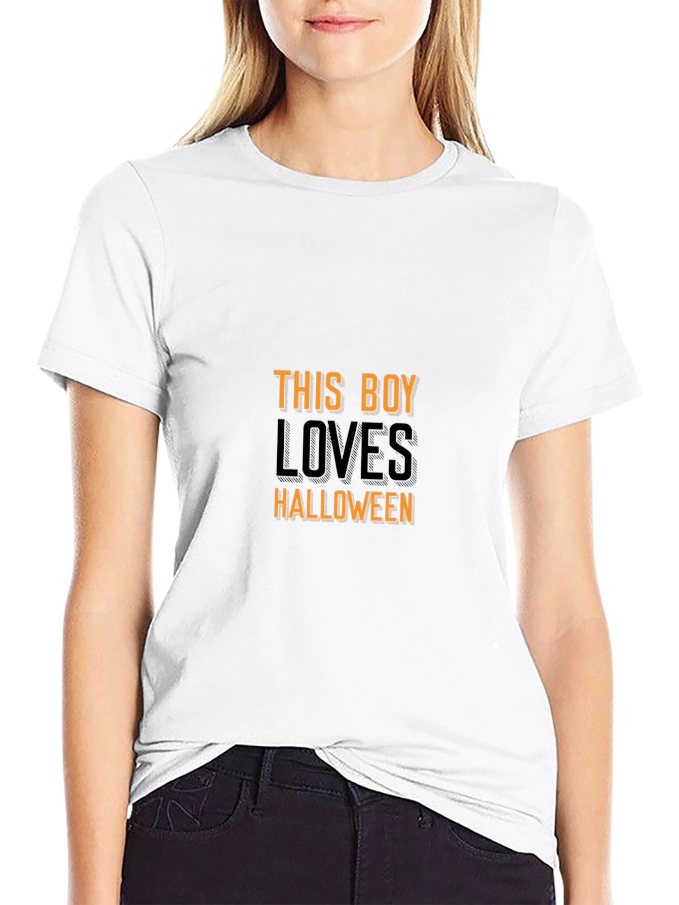 This Boy Loves Halloween Graphic Tee