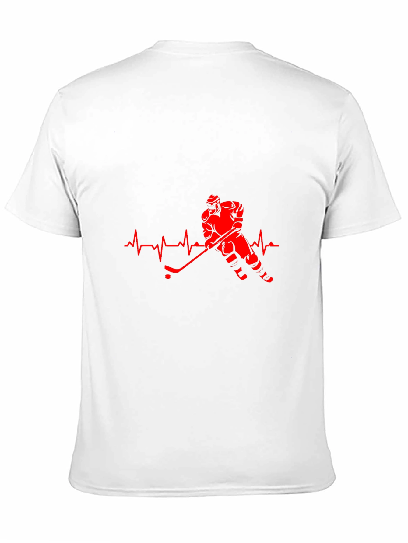 Hockey Heartbeat Black T-Shirt